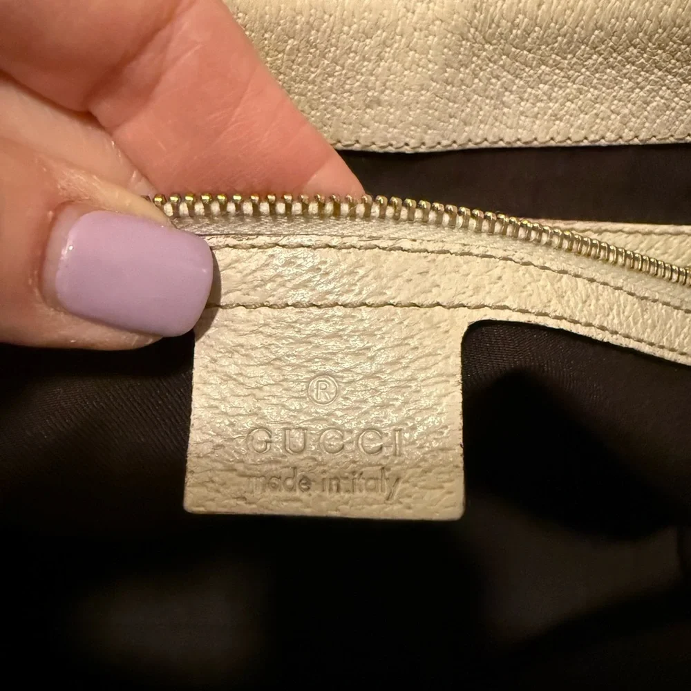 Gucci Beige and Green Women's Bag - Picture 9 of 12